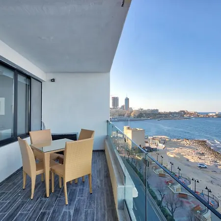Seafront 3br - Opposite - Ac & Wifi By 360 Estates Σλιέμα